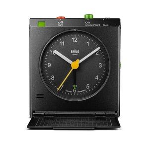 Braun reflex controlled travel alarm clock